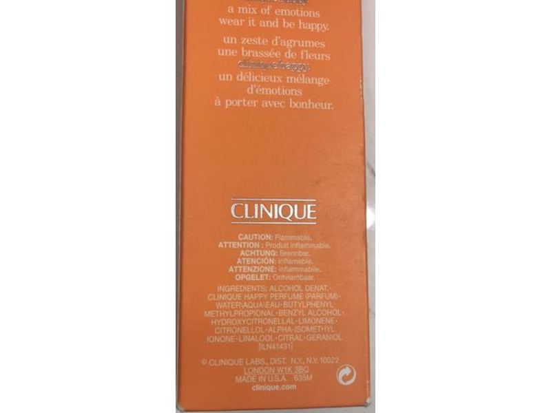 Clinique Happy Parfum Spray, 1.7 fl oz/50 mL
