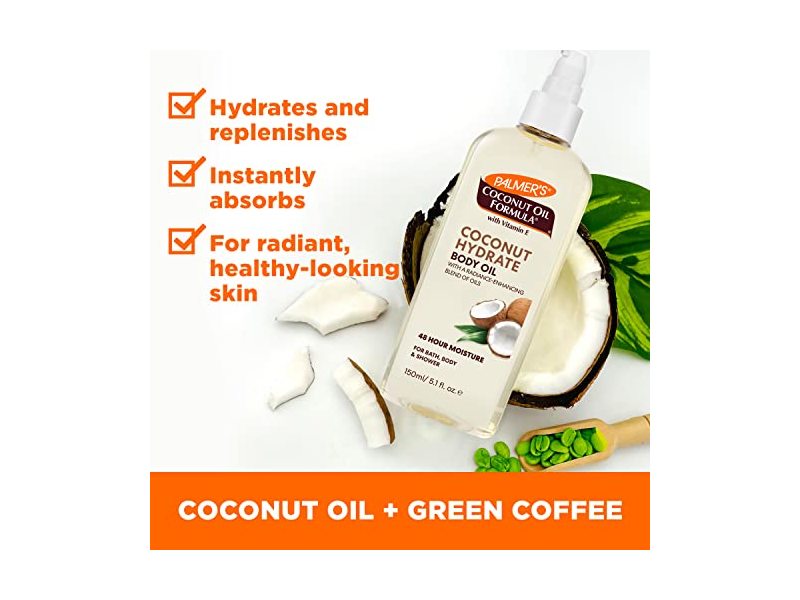 Palmer's Coconut Oil Formula Body Oil, Vitamin E, 8.5 oz/250 mL