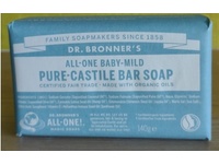 Dr. Bronner's Pure Castile Bar Soap, All One Baby Mild, 140 g - thumbnail 3