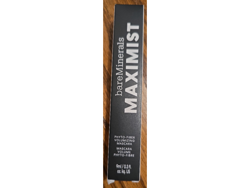 bareMinerals Maximist Phyto-Fiber Volumizing Mascara, Black, 0.3 fl oz/9 mL