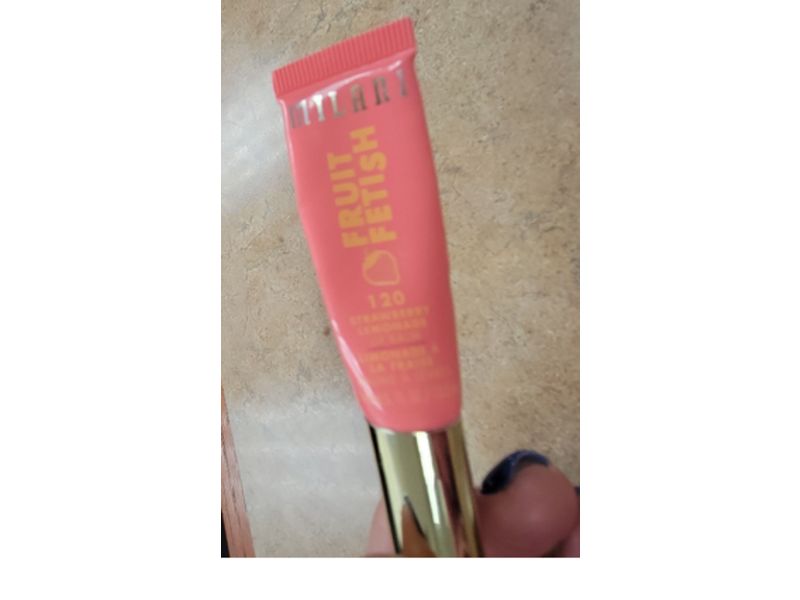 Milani Fruit Fetish Lip Balm, 120 Strawberry Lemonade, 0.45 fl oz / 13.3 mL