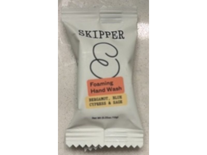Skipper Foaming Hand Wash, Bergamot, Blue Cypress & Sage, 0.28 oz/8 g