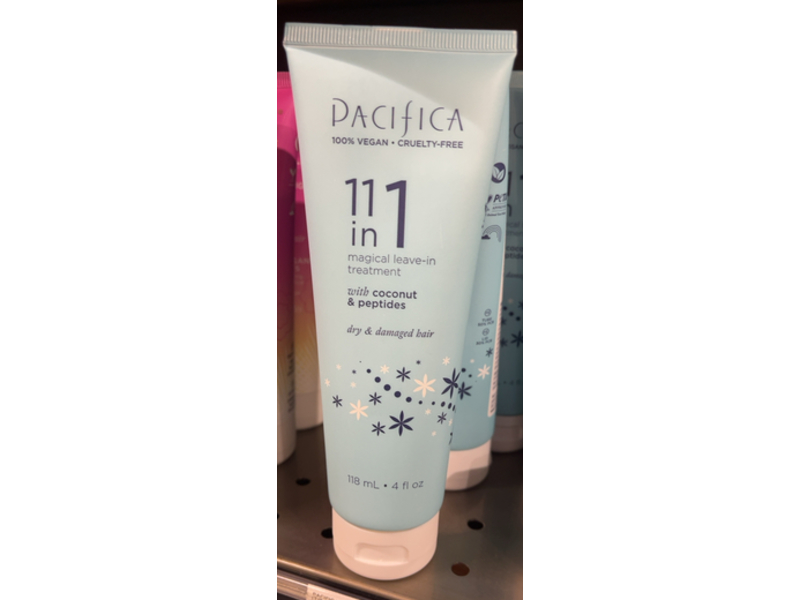 Pacifica 11 In 1 Magical Leave-In Treatment, Coconut & Peptides, 4 fl oz/118 mL