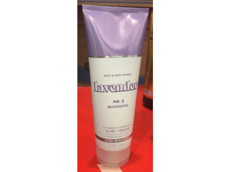 Bath & Body Works Ultimate Hydration Body Cream, Lavender, 8 oz/226 g, Pack Of 2
