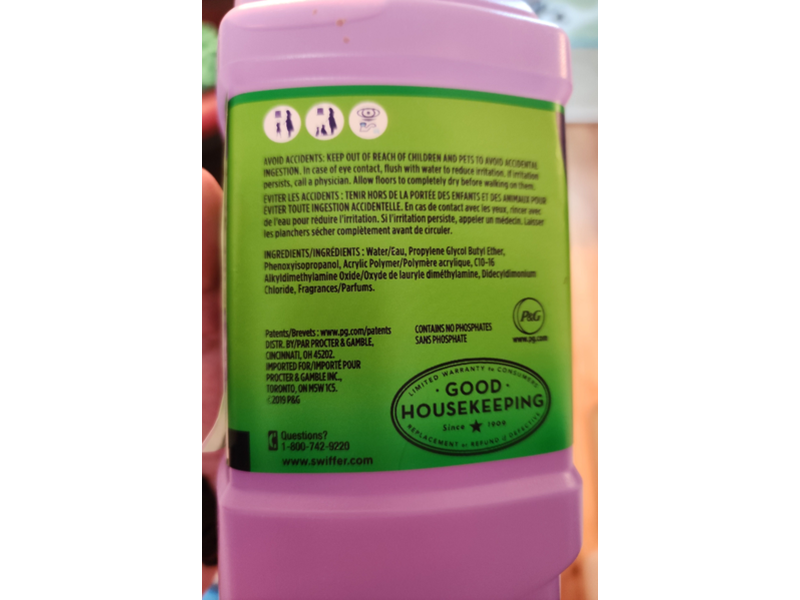 Swiffer Wet Jet Floor Cleaner, Gain Scent, 42.2 fl oz/1.25 L