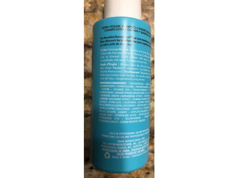 Moroccanoil Extra Volume Shampoo, 2.4 fl oz/70 mL