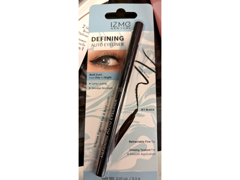 Izme New York Defining Auto Eyeliner, Jet Black, 0.01 oz/0.3 g