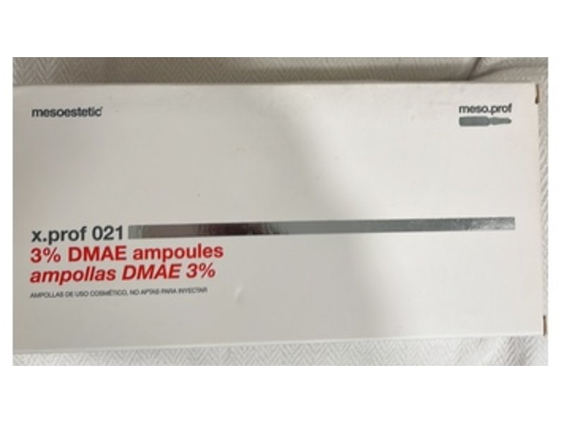 Mesoestetic X.Prof 021 3% DMAE Ampoules, 5 mL, 20 Count