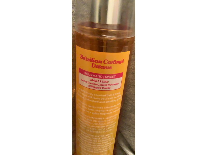 Solar Flare Hair & Body Fragrance Mist, Brazilian Caramel Dreams, 7 fl oz/207 mL