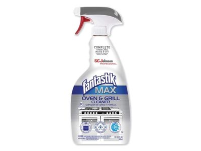 SC Johnson Professional Fantastik Max Oven & Grill Cleaner Spray, 32 fl oz/946 mL
