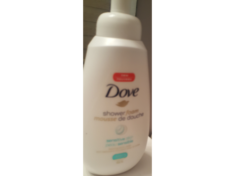 Dove Foaming Body Wash Shower Foam, Sensitive Skin, 400 mL