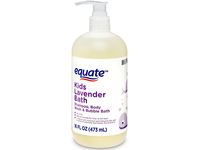 Equate Kids Lavendar Bath Shampoo Body Wash & Bubble Bath, 16 fl oz - Image 2