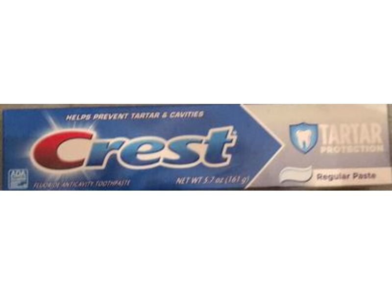 Crest Fluoride Anticavity Toothpaste, 5.7 oz/161 g