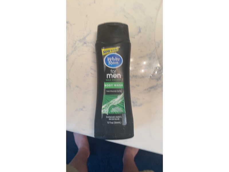 White Rain for Men Body Wash, Fresh Mountain Spring 12oz