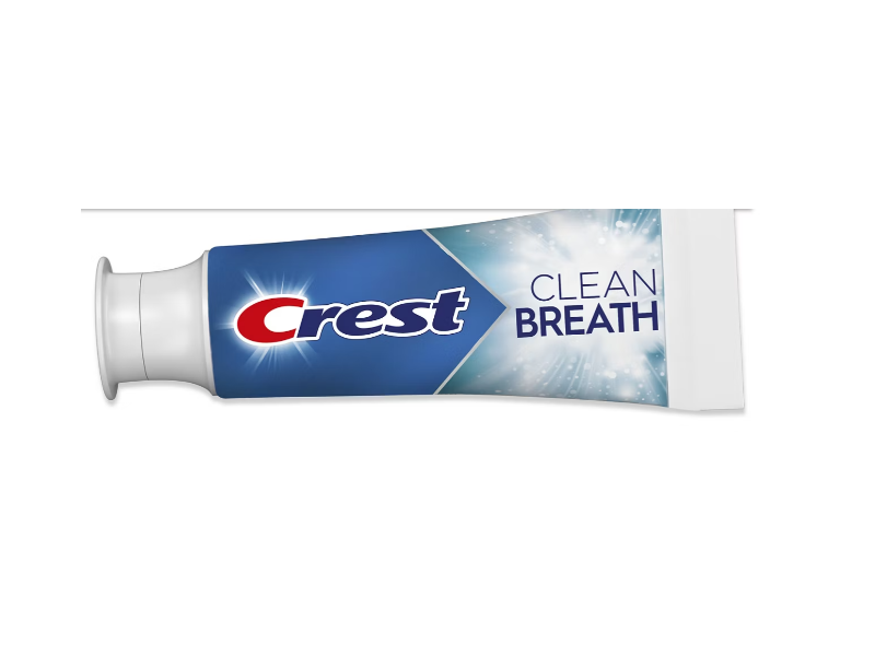 Crest Toothpaste Clean Breath, Peppermint, 2.5 oz/70 g