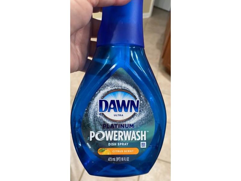 Dawn Ultra Platinum Powerwash Dish Spray, Citrus Scent, 16 fl oz