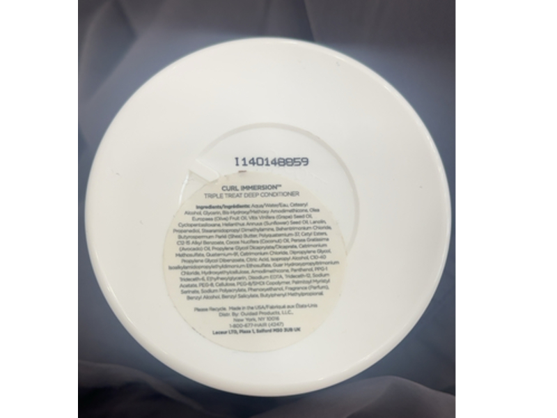 Ouidad Curl Immersion Triple Treat Deep Conditioner, Coconut + Avocado & Grapeseed Oils, 12 fl oz/354 mL