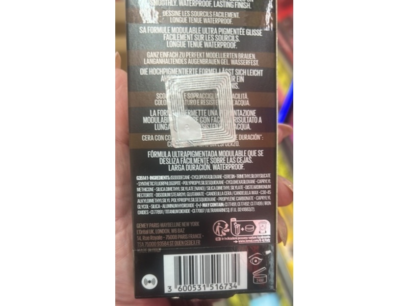 Maybelline New York Tattoo Brow, Medium Brown, 3.5 mL