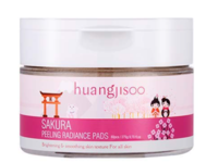 Huangjisoo Sakura Peeling Radiance Pads, 9.70 fl oz/275 g, 60 Count - thumbnail 1