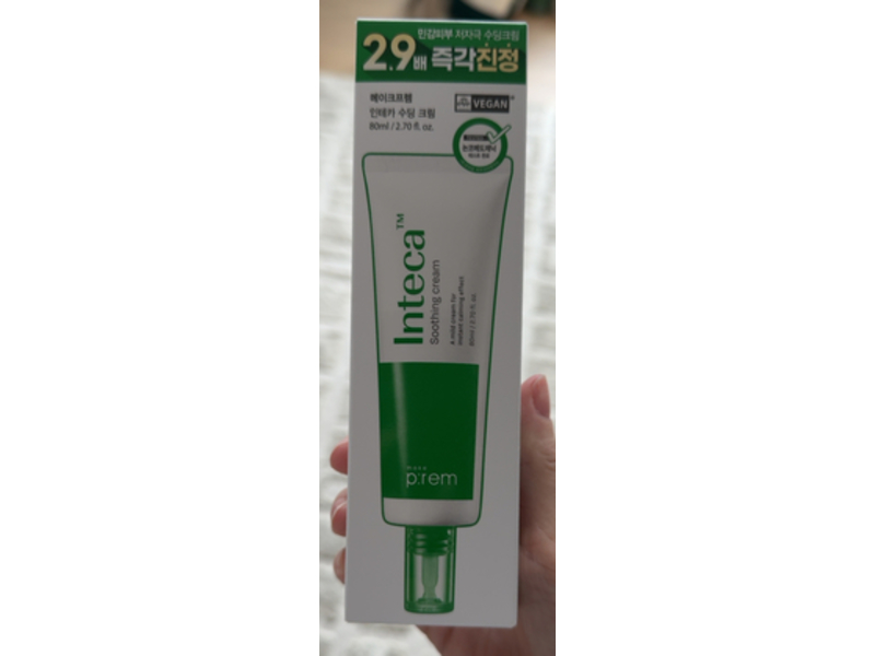 Make P:rem Inteca Soothing Cream, 2.70 fl oz/80 mL