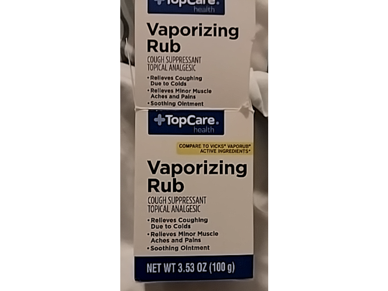 TopCare Health Vaporizing Rub, 3.53 oz/100 g