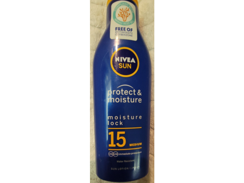 Nivea Sun Protect & Moisture Sunscreen Lotion, SPF 15, 200 mL