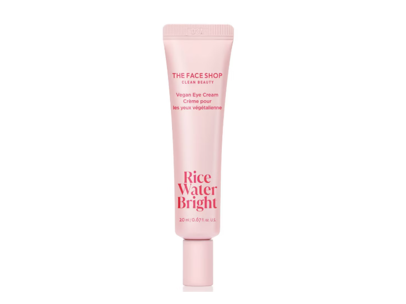 The Face Shop Rice Water Bright Vegan Eye Cream, 0.67 fl oz/20 mL