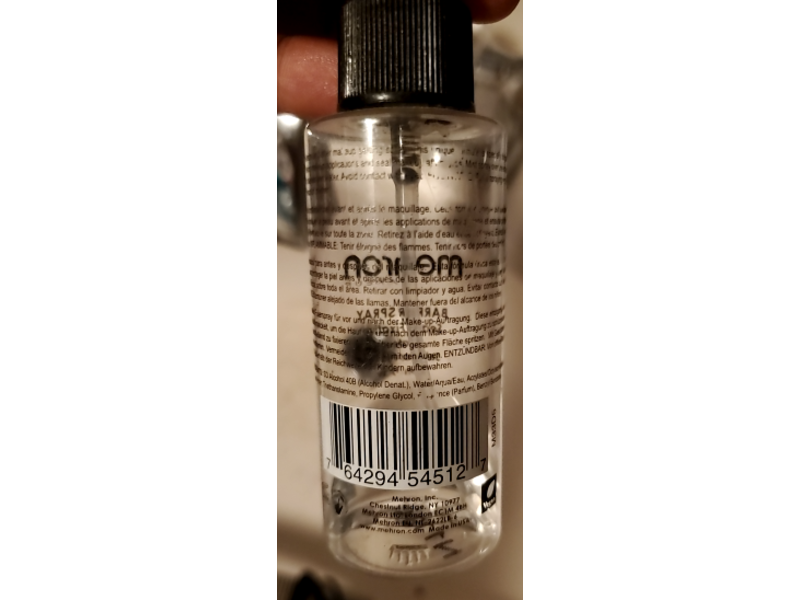 Mehron Makeup Setting & Barrier Spray, 2.8 fl oz/60 mL