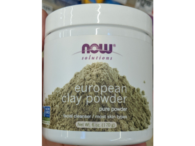 Now Foods European Clay Powder, 6 oz/170 g