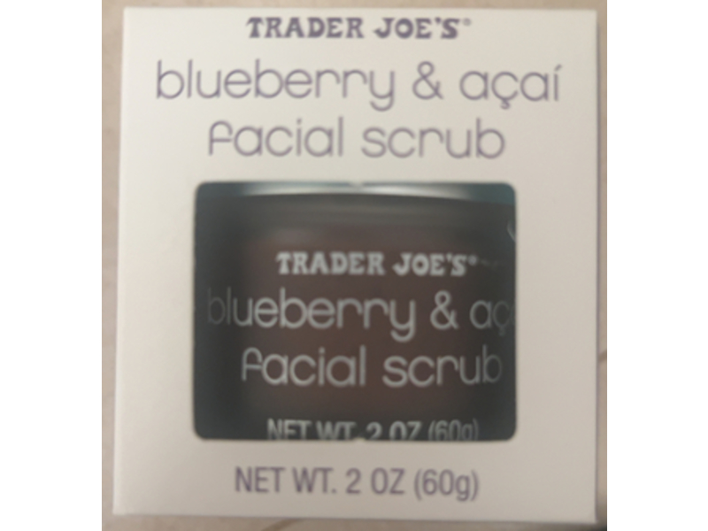Trader Joe's Facial Scrub, Blueberry And Acai, 2 oz/60 g