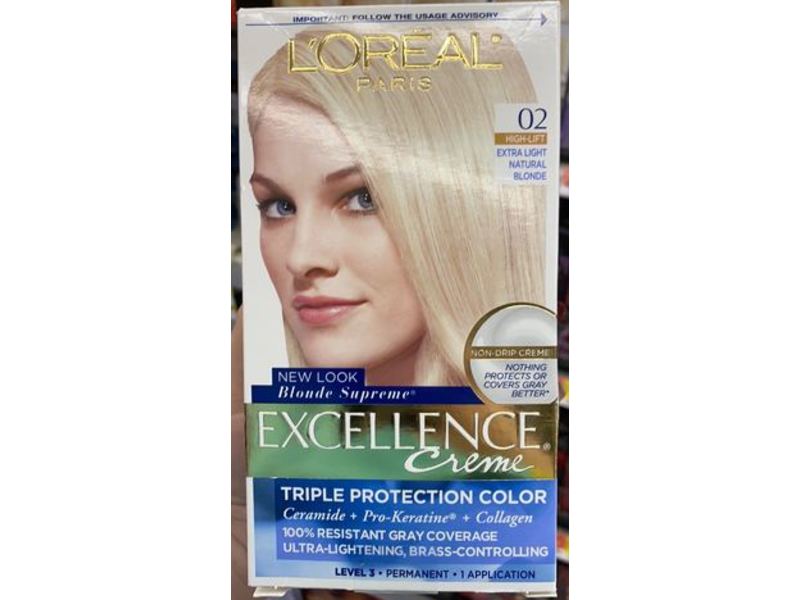 L'Oreal Paris Excellence Creme, 02 Extra Light Natural Blonde,