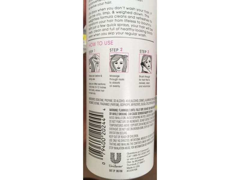 Dove Refresh + Care Volume Dry Shampoo, 5 oz/141 g