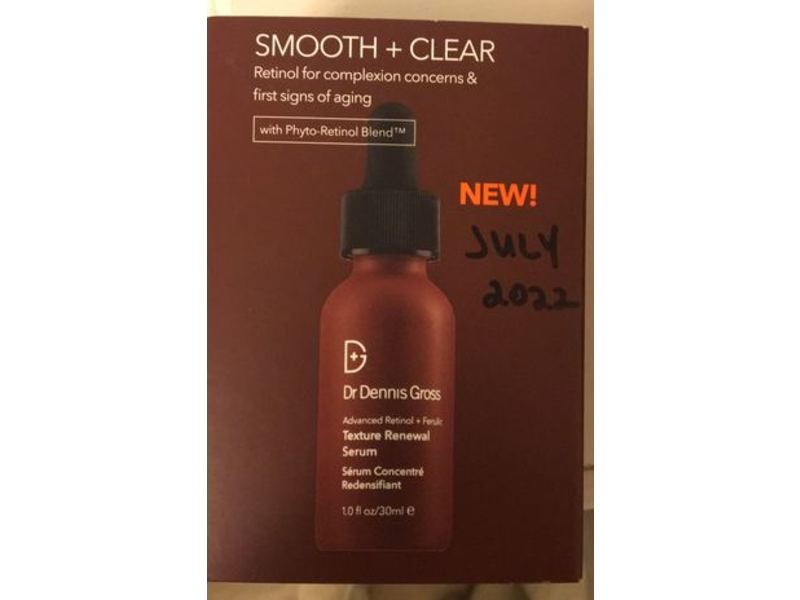 Dr. Dennis Gross Advanced Retinol + Ferulic Texture Renewal Serum, 1 fl oz/30 mL