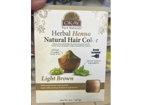 Okay Pure Naturals Herbal Henna Natural Hair Color, Light Brown, 2 oz/56.7 g - thumbnail 2
