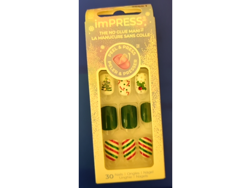 imPress No Glue Mani Peel & Press Nails, 30 Count