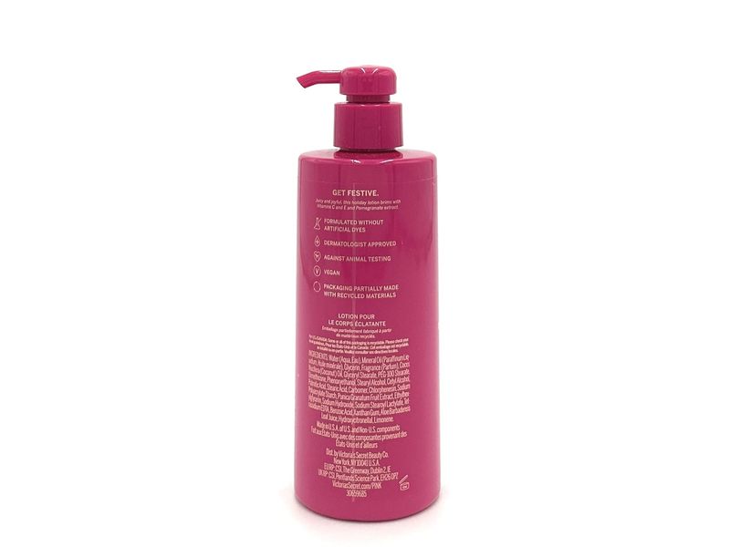 Victoria's Secret Pink Radiant Body Lotion, Merry Pom, 12 fl oz/355 mL