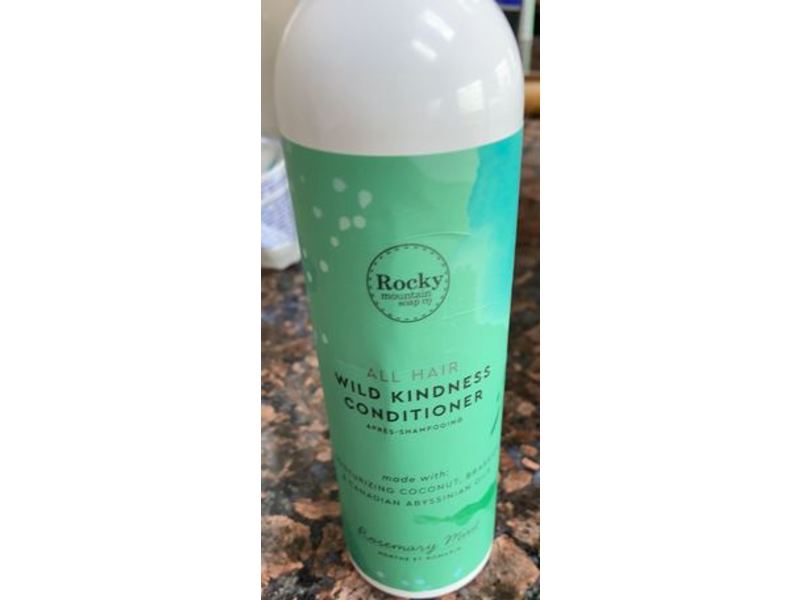 Rocky Mountain Soap Company Wild Kindness Conditioner, All Hair, Rosemary Mint, 240 mL