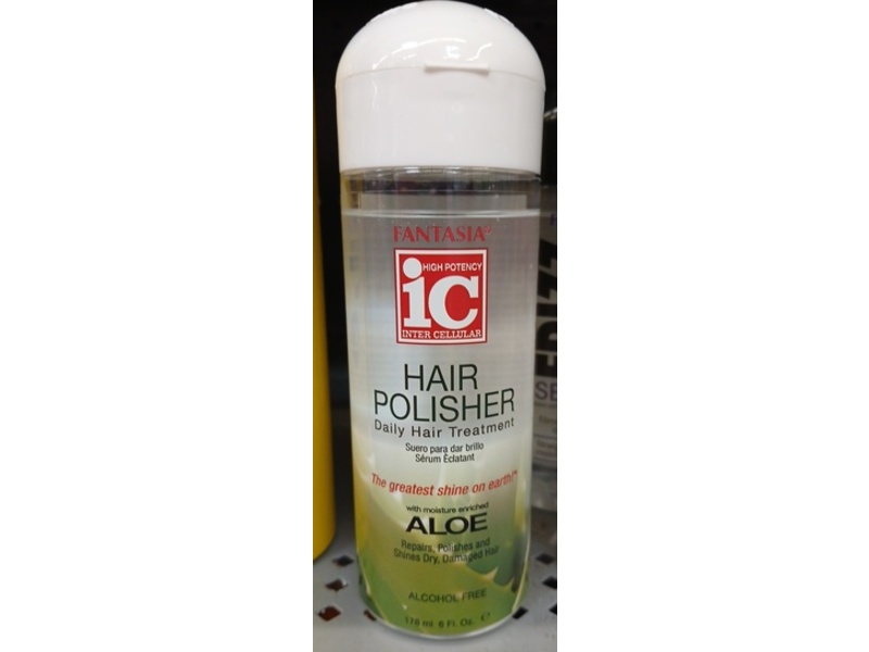 Fantasia Hair Polisher Daily Hair Treatment, Aloe, 6 fl oz/178 mL