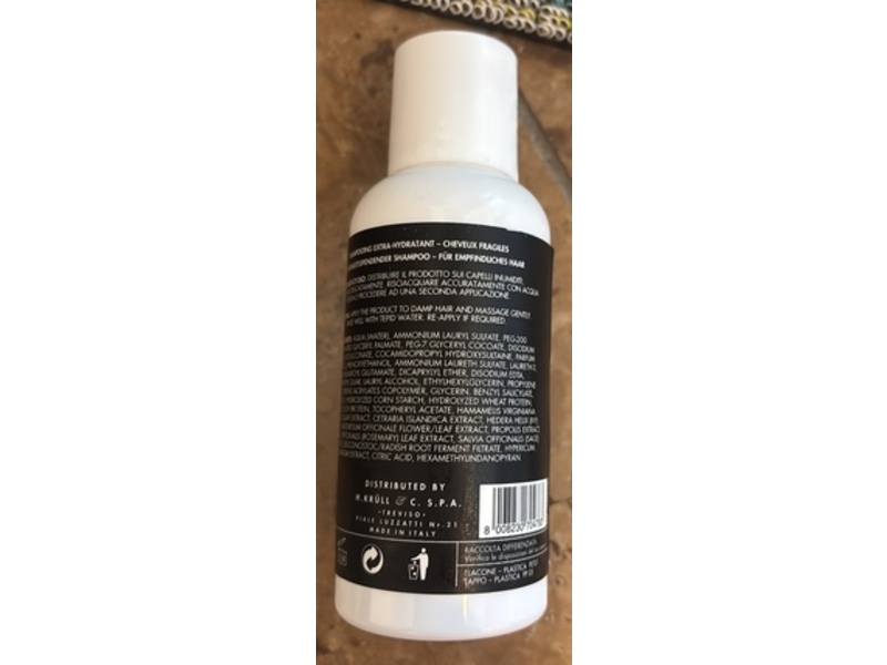 Acca Kappa Extra Moisturizing Shampoo, 3.3 fl oz/100 mL