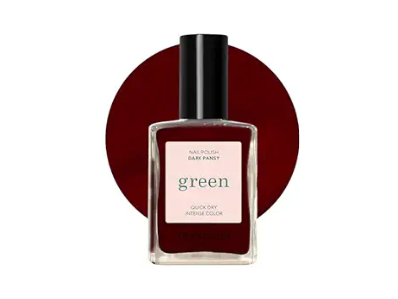 Manucurist Green Nail Polish, Dark Pansy, 0.5 fl oz.