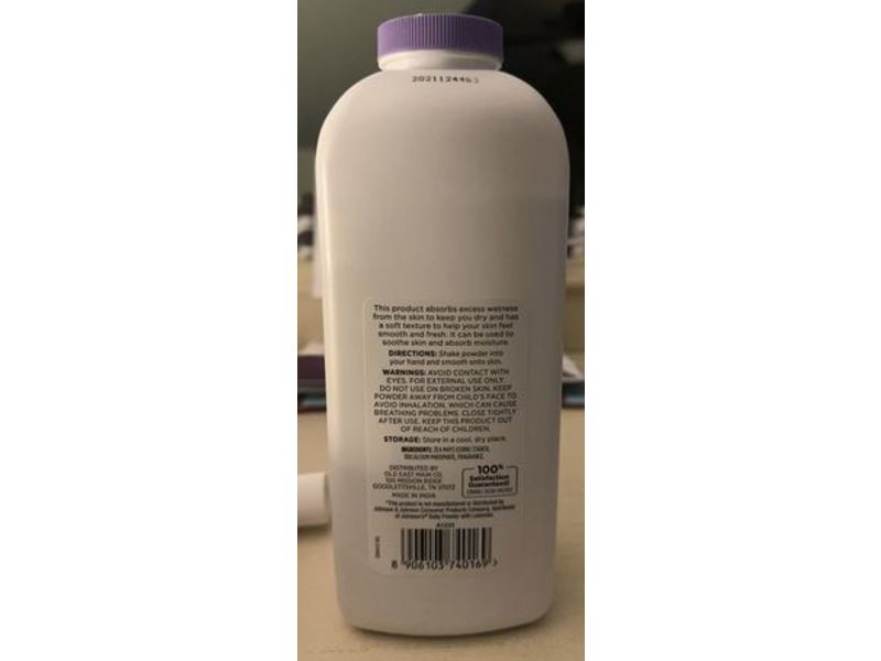 Gentle Steps Baby Powder, Cornstarch, Lavender, 22 oz/624 g