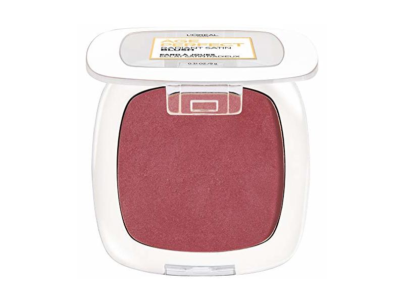 L'Oreal Paris Age Perfect Radiant Satin Blush, Camellia Oil, 400 Berry, 0.31 oz/9 g