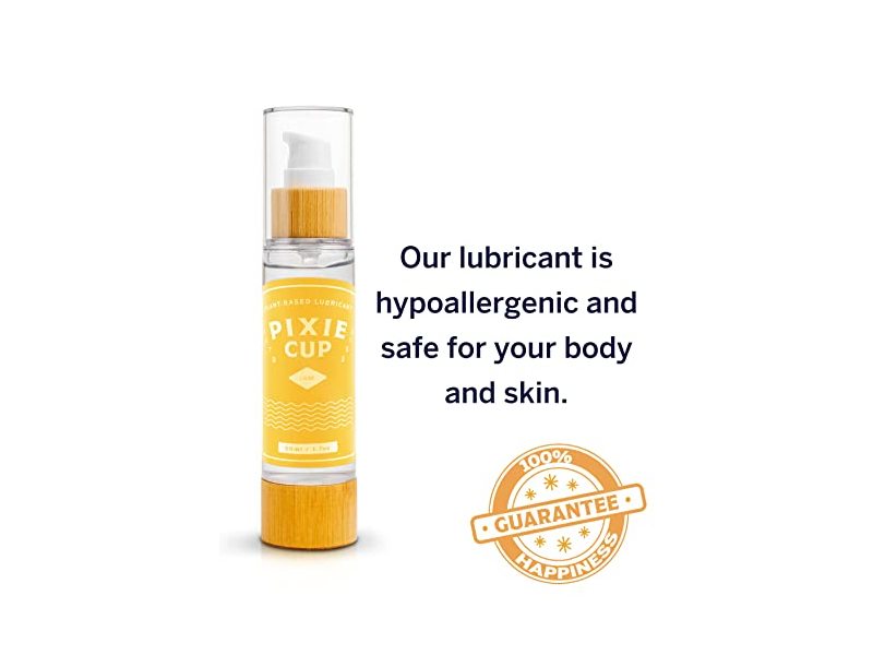 Pixie Menstrual Cup Lube - All Natural Water Based Lubricant (1.7 Ounces)