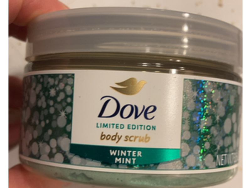 Dove Beauty Limited Edition Body Scrub, Winter Mint, 3.5 oz