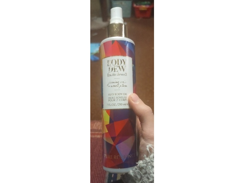 Pure Romance Exotic Jewell Silky Body Oil, 7 fl oz/210 mL