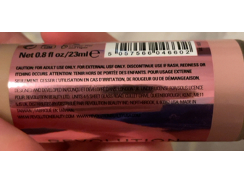 Revolution Conceal and Define Foundation, F5, 0.8 fl oz/23 mL