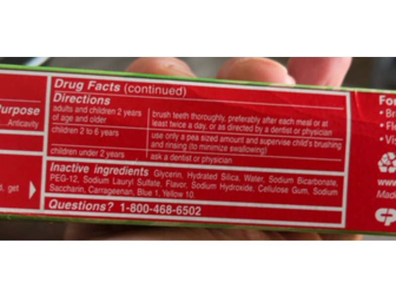 Colgate Sparkling White Whitening Toothpaste, Mint, 4.0 oz/113 g