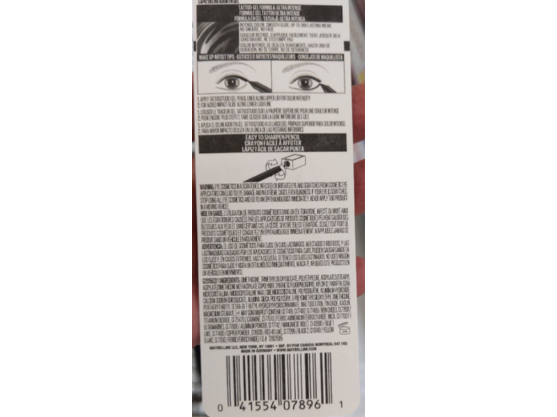 Maybelline New York Tattoo Studio Eye Liner, 982 Emerald Lights