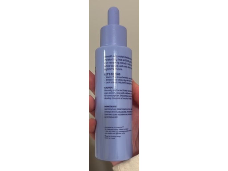 Spa.Scentials Smooth Retinol Repair Face & Body Oil, 3.2 oz/95 mL