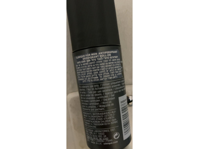 Clinique Antiperspirant Deodorant Roll On, 2.5 fl oz/75 mL